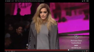 '\"DKNY\" New York Fashion Week Fall Winter 2014 2015 by Fashion Channel'