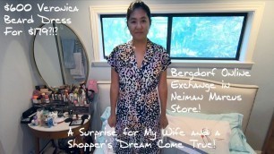 '$600 Veronica Beard Dress For $179?!? Bergdorf Online Exchange In Neiman Store! I Surprise My Wife!'