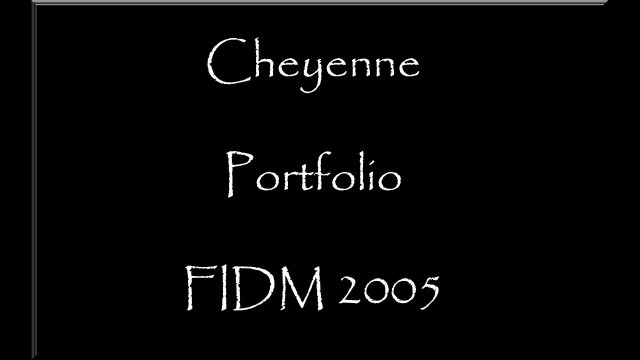 'FIDM Grad 2005 Fashion Design Portfolio - Virtual'