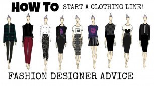 'How I Started A Clothing Line & Got Celebrity Clients | FASHION DESIGNER ADVICE'