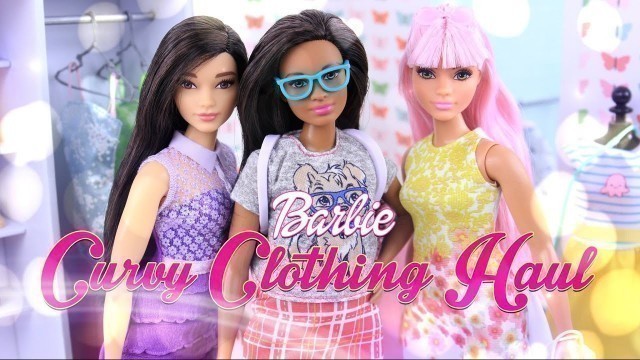 'Unbox Daily: Barbie Curvy Clothing Haul - Accessories Review - 4K'