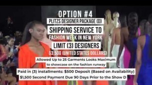 'SHIPPING SERVICE DESIGNER PACKAGE (D) TO FASHION WEEK IN NEW YORK'