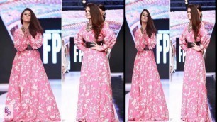 'Zara Noor  Abnormal & funny Ramp Walk at Fashion Pakistan 2018'