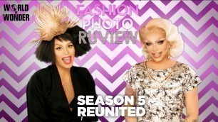 'RuPaul\'s Drag Race Fashion Photo RuView with Raja and Raven: Season 5 Episode 14 \"Reunited\"'