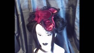 'Veil of Visions\' Design Clip - Lacey Pirate hat - Gothic Fashion'