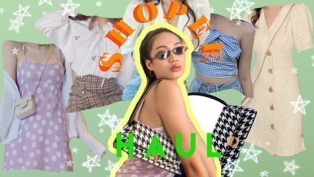 SHOPEE TRY ON HAUL (Y2K, 90'S,accessories, bag) 2020