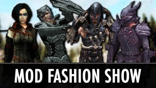 'Skyrim Mods: Armour Fashion Show'