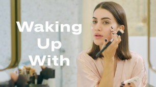 'Camila Coelho\'s Makeup Routine During Fashion Week | Waking Up With | ELLE'