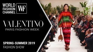 'Valentino spring-summer 2019 Paris fashion week'