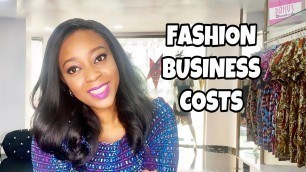 'HIDDEN COST OF STARTING AND RUNNING A FASHION BUSINESS | AFRICAN CLOTHING LINE'