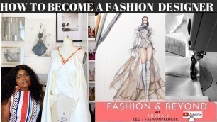 'How To Become A Fashion Designer With Aryea K'