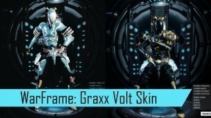 'Warframe:  Graxx Tennogen Skin for Volt - Fashion Frame'