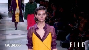 'Mulberry. London Fashion Week. Otoño / invierno 2016-2017 | Elle España'