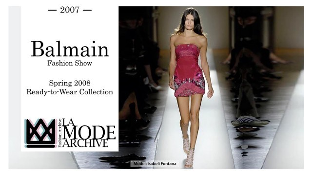 'Balmain Fashion Show - Spring 2008 Ready-to-Wear Collection.'