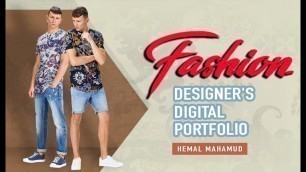 'FASHION DESIGNER\'S DIGITAL PORTFOLIO || HEMAL MAHAMUD'