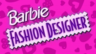 'Barbie Fashion Designer CD ROM Retro 
