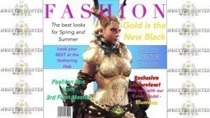 'MHW - Spring Fashion 2018 - Gold is the new Black - Runway'