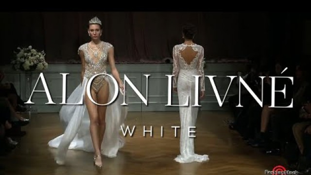 'ALON LIVNE WHITE Bridal Couture Spring 2017 Collection Fashion Runway Show @ BRIDAL Fashion Week NY'