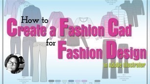 'How to Create a Fashion Cad for Fashion Design'
