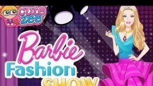 'Barbie Fashion Show dress up game'