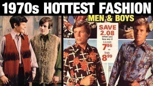 '70s HOTTEST FASHION ⭐ MEN AND BOYS 