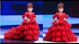 'Princess / Birthday / Party / Wedding Long Gown Dresses for Girls  ( kids fashion show )'