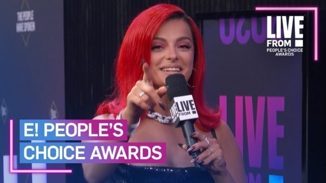 'Bebe Rexha Talks Doja Cat Collab at 2020 E! People\'s Choice Awards | E! People’s Choice Awards'