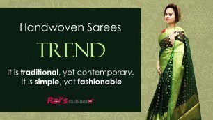 'Handwoven Sarees Trend (29th October) - 22OL'