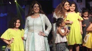 'Tanaaz Irani With Her Cute Daughter Zara At India Kids Fashion Week'