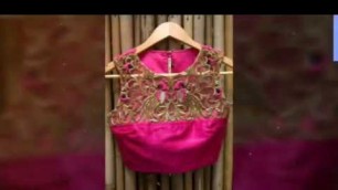 'Blouses, Saree Blouse, Neck Designs, Blouse cuttings and stitching Part 27'