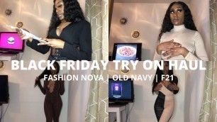 'BLACK FRIDAY TRY-ON HAUL | FASHION NOVA , OLD NAVY , FOREVER 21 | RATE MY OUTFITS |BLACK FRIDAY 2020'