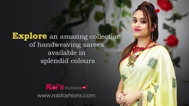 'Explore an amazing collection of handweaving sarees (08th January) - 08JF'
