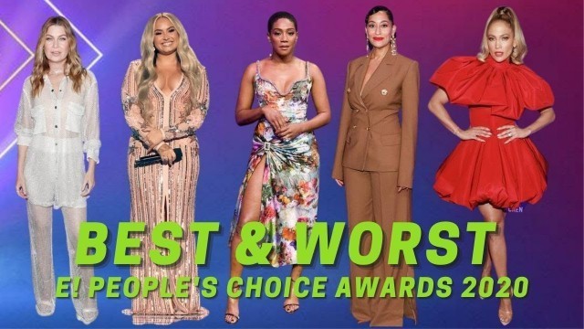 'Best and Worst Dressed | E! People\'s Choice Awards 2020'