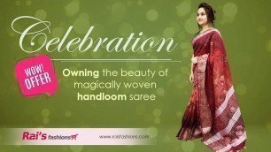 'Owning The Beauty Of Magically Woven Handloom Sarees (03rd October) - 03OF'
