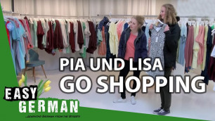 'Pia and Lisa go shopping | Easy German 85'