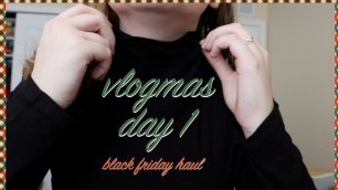'BLACK FRIDAY TRY ON HAUL (Aelfric Eden, Kian Lawley, Fashion Nova) | Vlogmas Day 1'