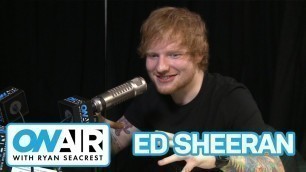 'Ed Sheeran On Victoria\'s Secret Fashion Show  | On Air with Ryan Seacrest'