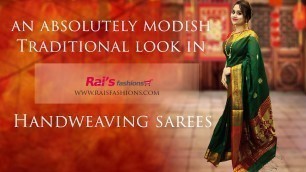 'An Absolutely Modish Traditional Look In Rai\'s Fashions Handloom Sarees﻿ (29th August) - 27AK'
