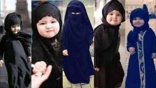 'Little Baby Abaya Hijab Design buy Khushi Fashion Designer'