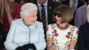 'The Queen makes front row appearance at London fashion week'