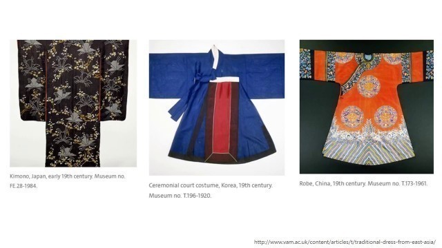 Asian Clothes - Korea, Japan, and China