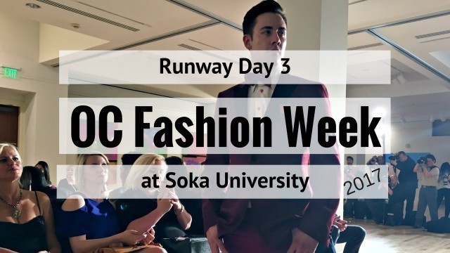 'Sequins & gowns - OC Fashion Week day 3'