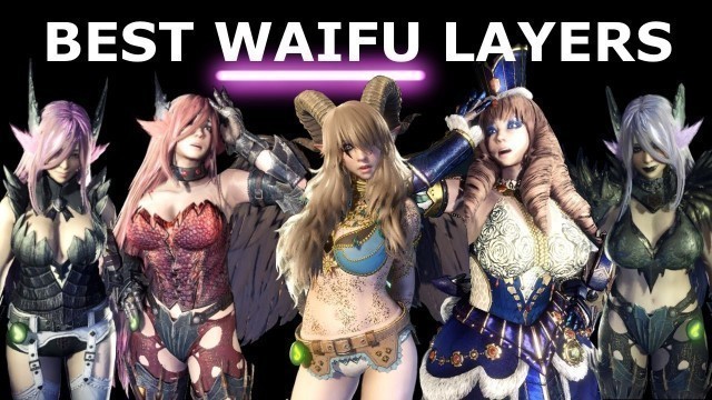 'Best Waifu Layer Mix Sets You Need For Iceborne Console Monster Hunter World MHW'