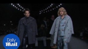 'Ben Stiller & Owen Wilson announce Zoolander 2 on runway - Daily Mail'