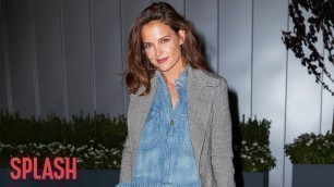 'Katie Holmes Peppered With Questions About Launching Fashion Line With Jamie Foxx | Splash News TV'