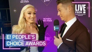 'Gwen Stefani Shows Off Giant Sparkler on THAT Finger | E! People’s Choice Awards'