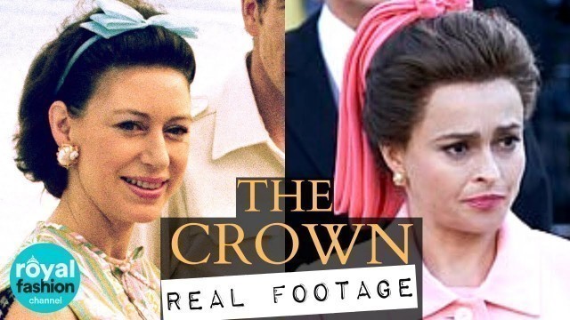 'The Crown: Real footage Princess Margaret\'s 70\'s style'