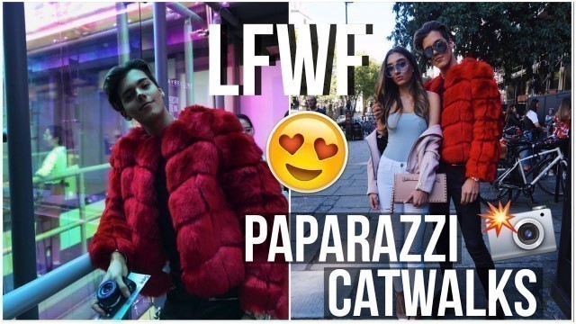 'DAY IN THE LIFE: LONDON FASHION WEEK! PAPARAZZI, CATWALKS, OOTD! 2017'