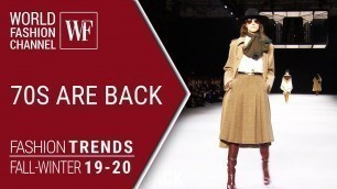 '70s are back | Fashion trends fall winter 19/20'