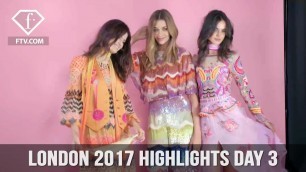 'London Fashion Week Spring/Summer 2017 Highlights - Day 3 | FashionTV'